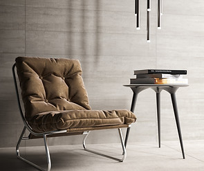 Brown Chair Product Rendering
