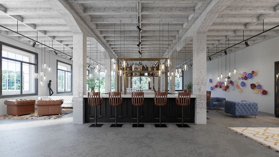 Commercial Interior Lounge & Office Space