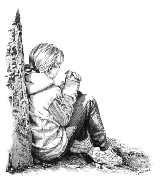 girl praying