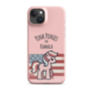 Pink Ponies for Kamala - Snap case for iPhone®