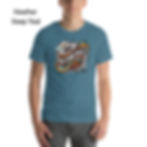 Heather deep teal front view