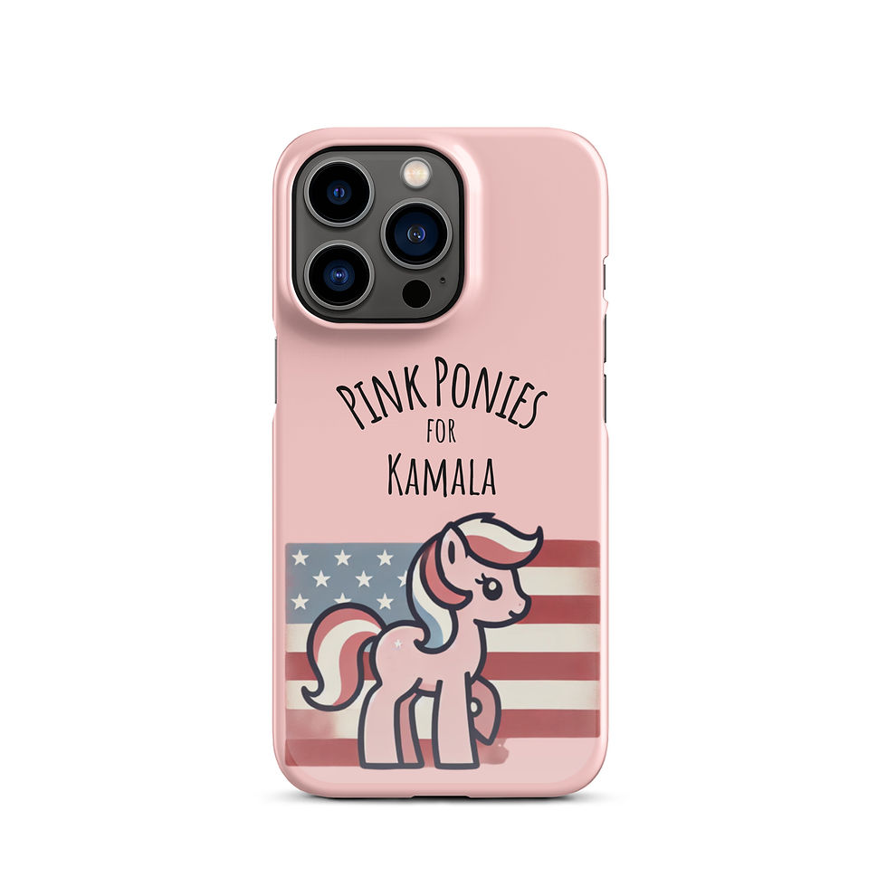 Thumbnail: Pink Ponies for Kamala - Snap case for iPhone®
