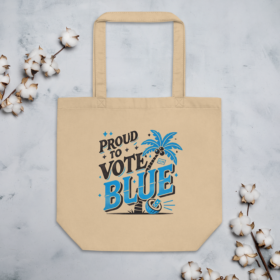 Thumbnail: Proud to Vote Blue - Eco Tote Bag