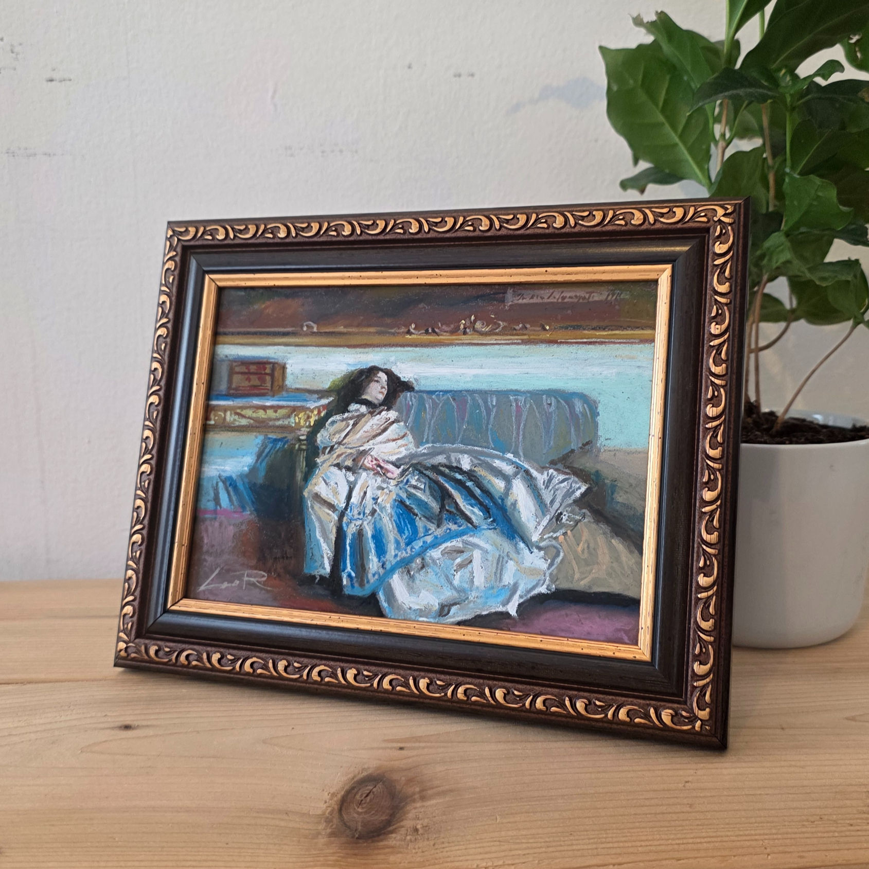 "Nonchaloir (Repose)", John Singer Sargent - Miniature Replica)