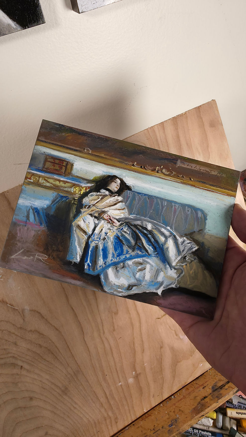 Thumbnail: "Nonchaloir (Repose)", John Singer Sargent - Miniature Replica)