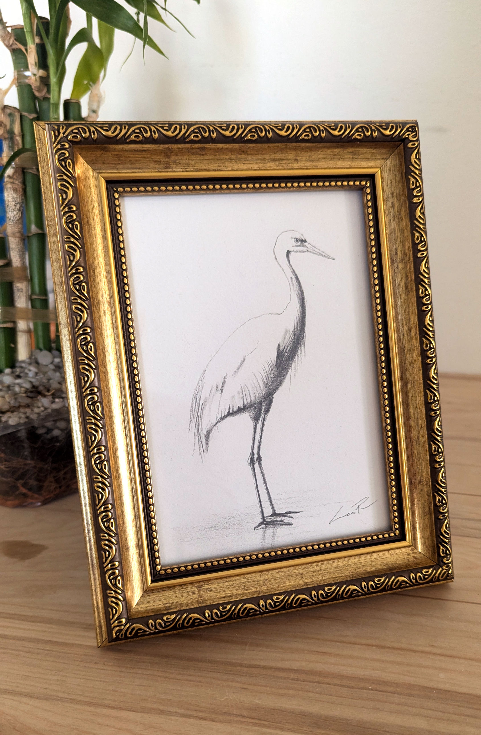 Study for a White Crane II