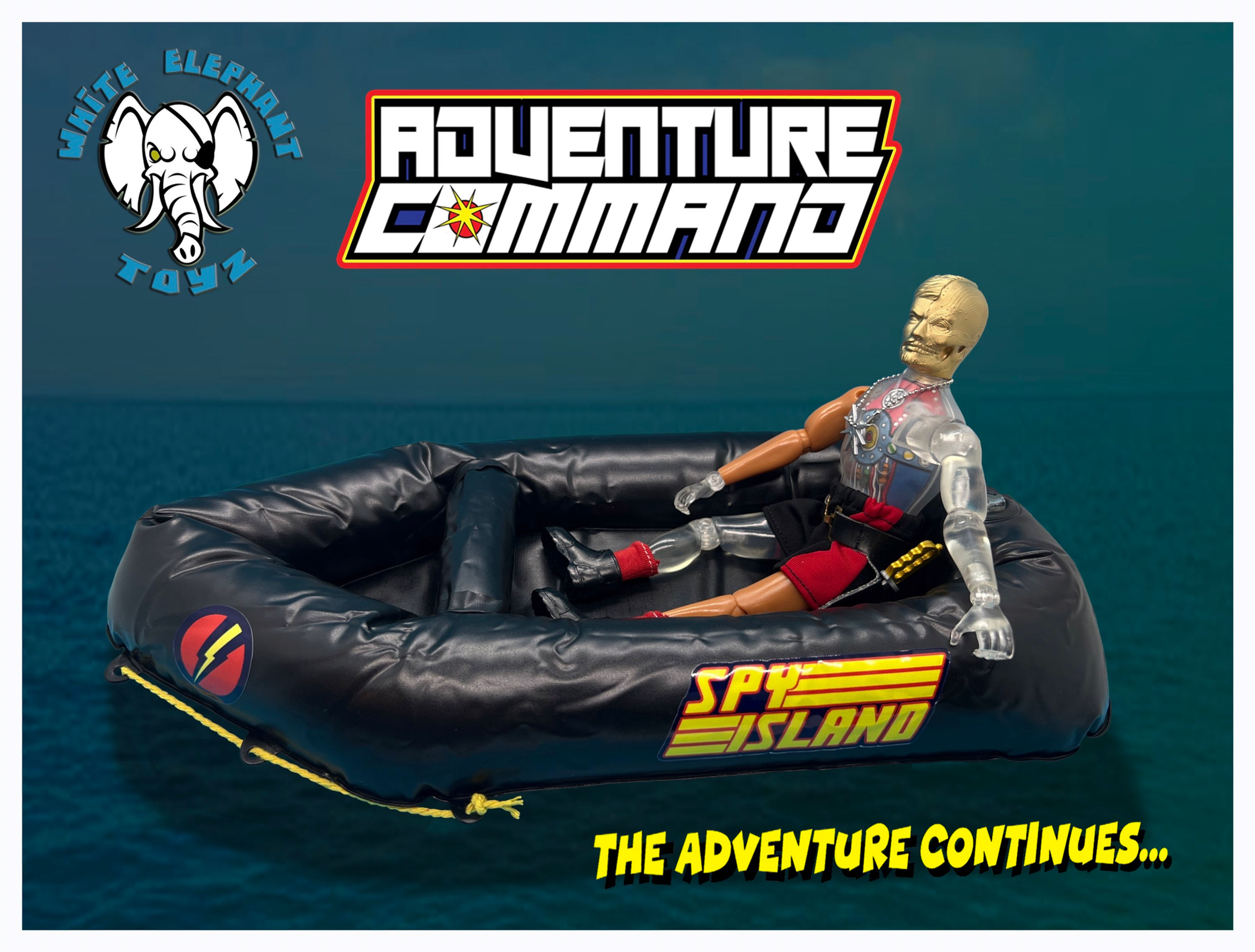 Adventure Command Spy Island raft 