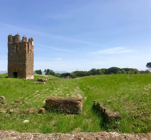 Gabi, Città di Gabii, via Prenestina Antica
