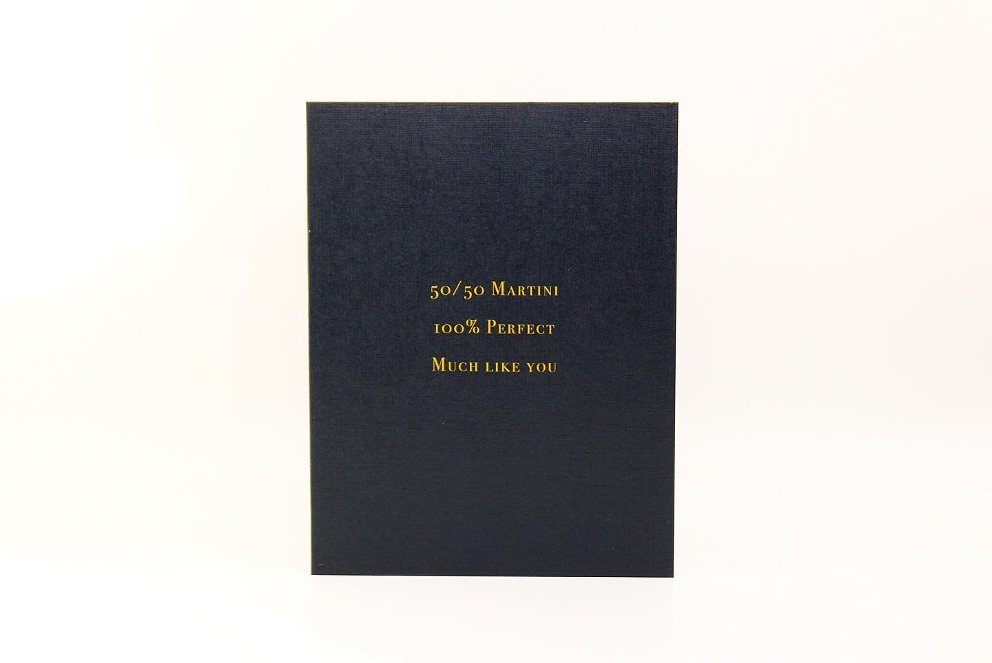 50/50 Martini Greeting Card