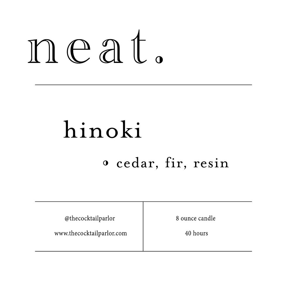 Thumbnail: NEAT Candle - Hinoki