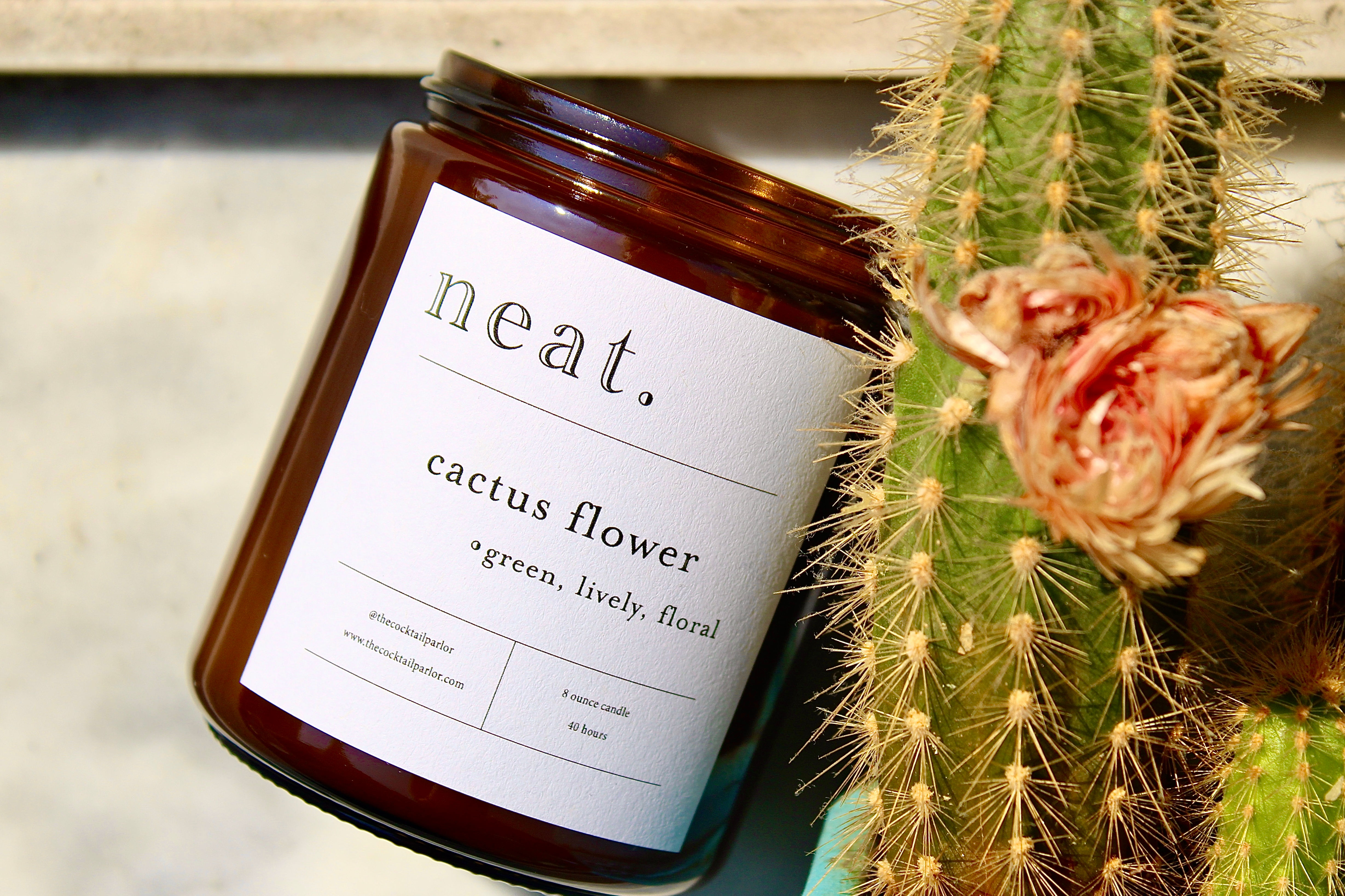 NEAT Candle - Cactus Flower
