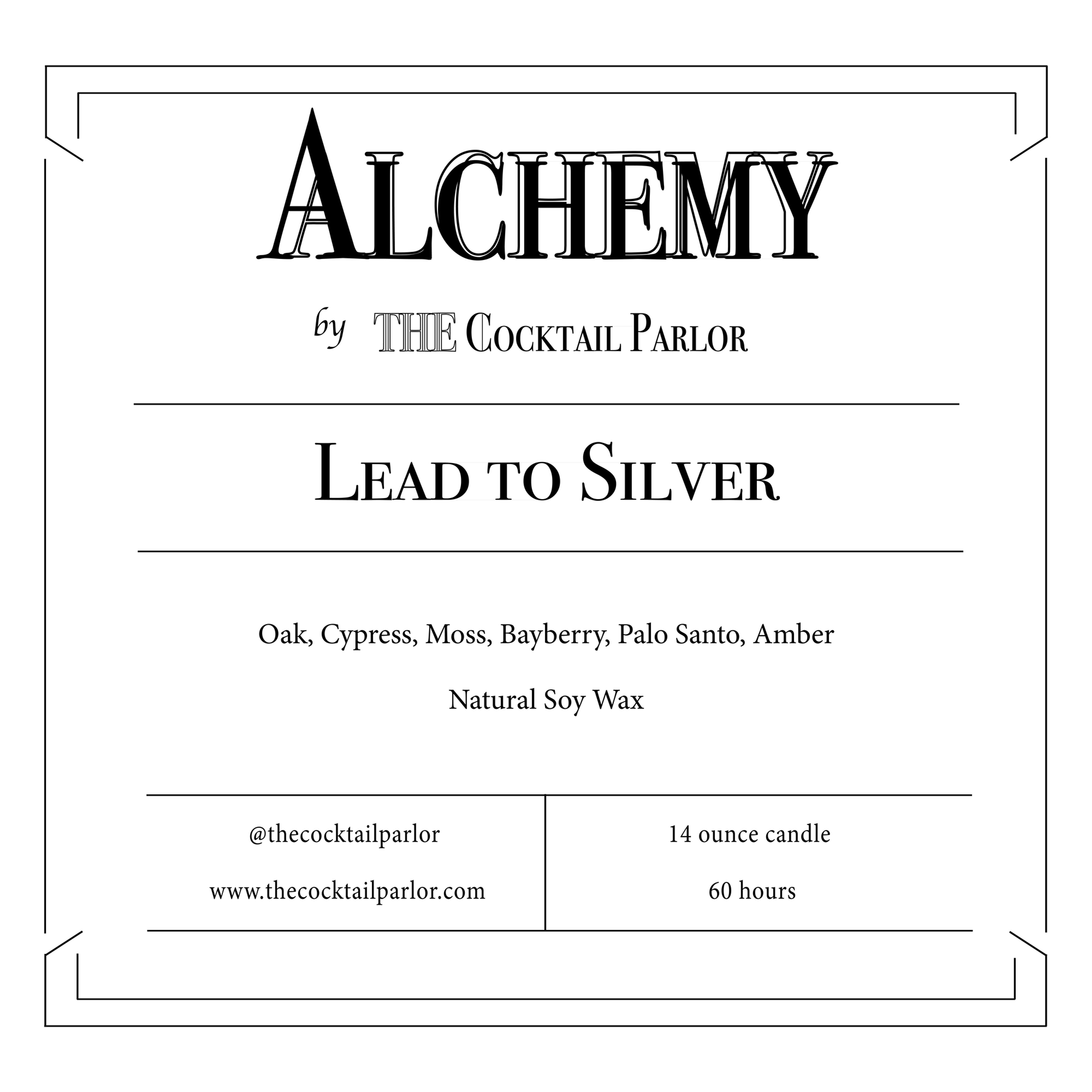 Alchemy; Lead to Silver