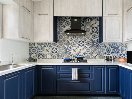 In Her Blue Kitchen