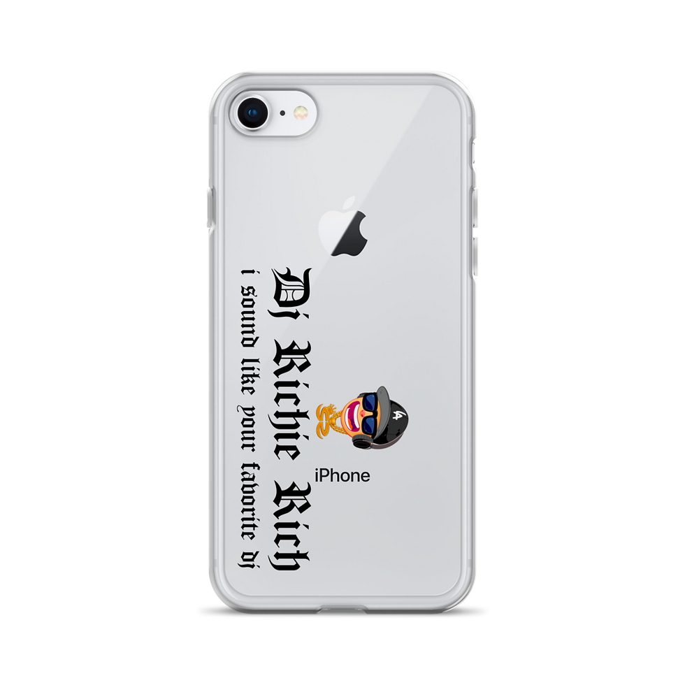 Thumbnail: Dj RR "Little Richard" Clear Case for iPhone®