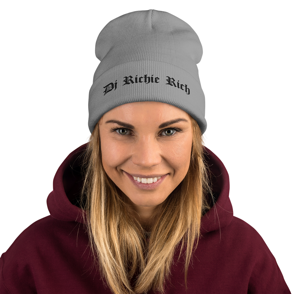 Thumbnail: Dj RR OE Embroidered Beanie Light Colors