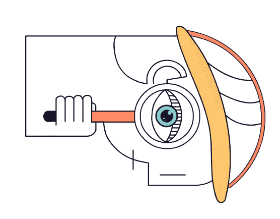 Moving eye