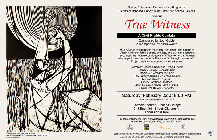 True Witness:  A Civil Rights Cantata