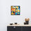 Thumbnail: Abstract Cubist-Surrealist Framed Poster