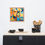 Thumbnail: Abstract Cubist-Surrealist Framed Poster