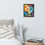 Thumbnail: Abstract Cubist-Surrealist Framed Poster