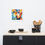 Thumbnail: Abstract Cubist-Surrealist Framed Poster
