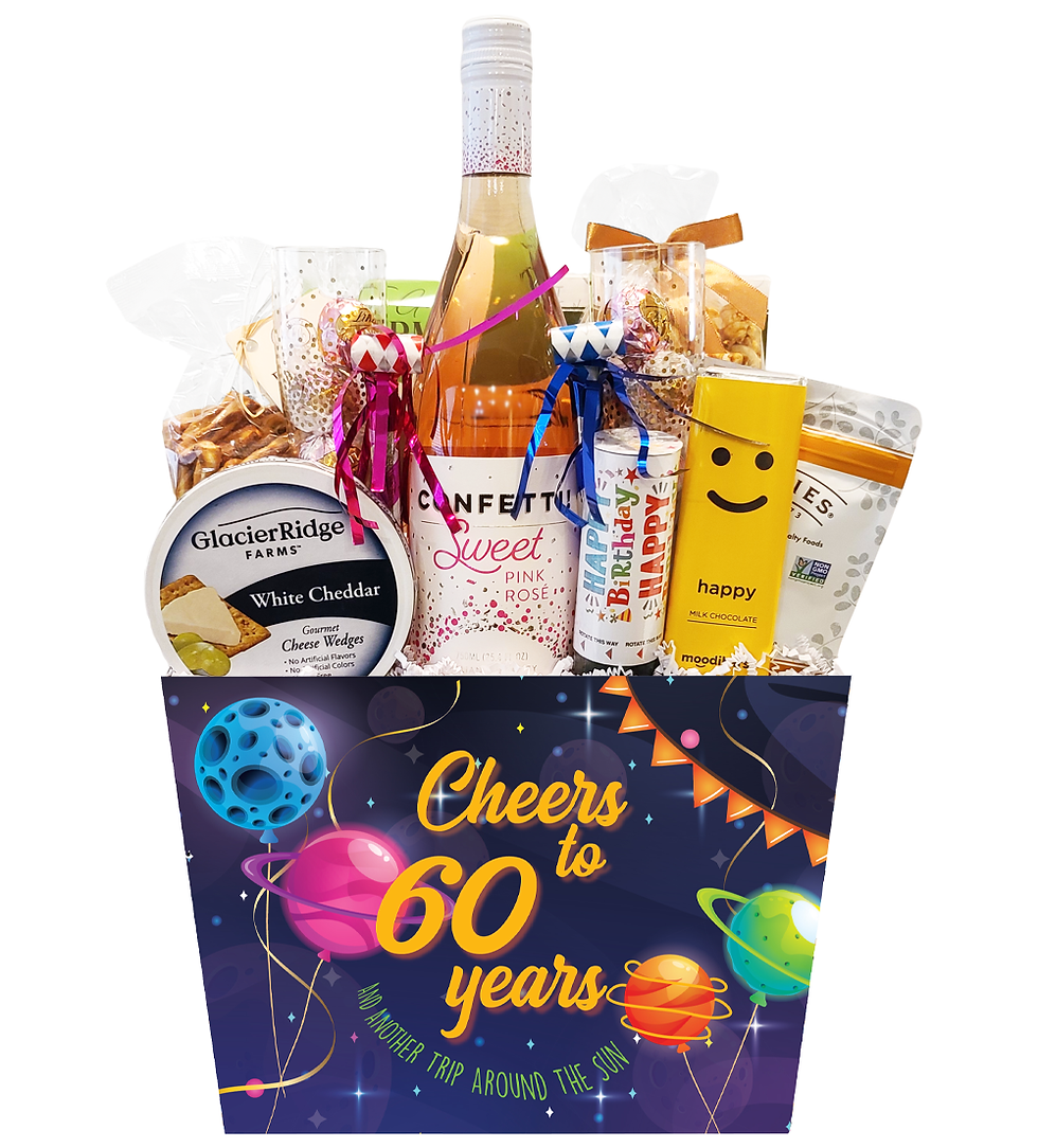Thumbnail: Milestone Birthday Sparkling Wine Gift Las Vegas Gift Baskets