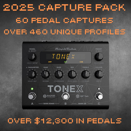 ギター TONEX pedal capture V2 2025 Capture Pack - ToneX | DPE Pedals