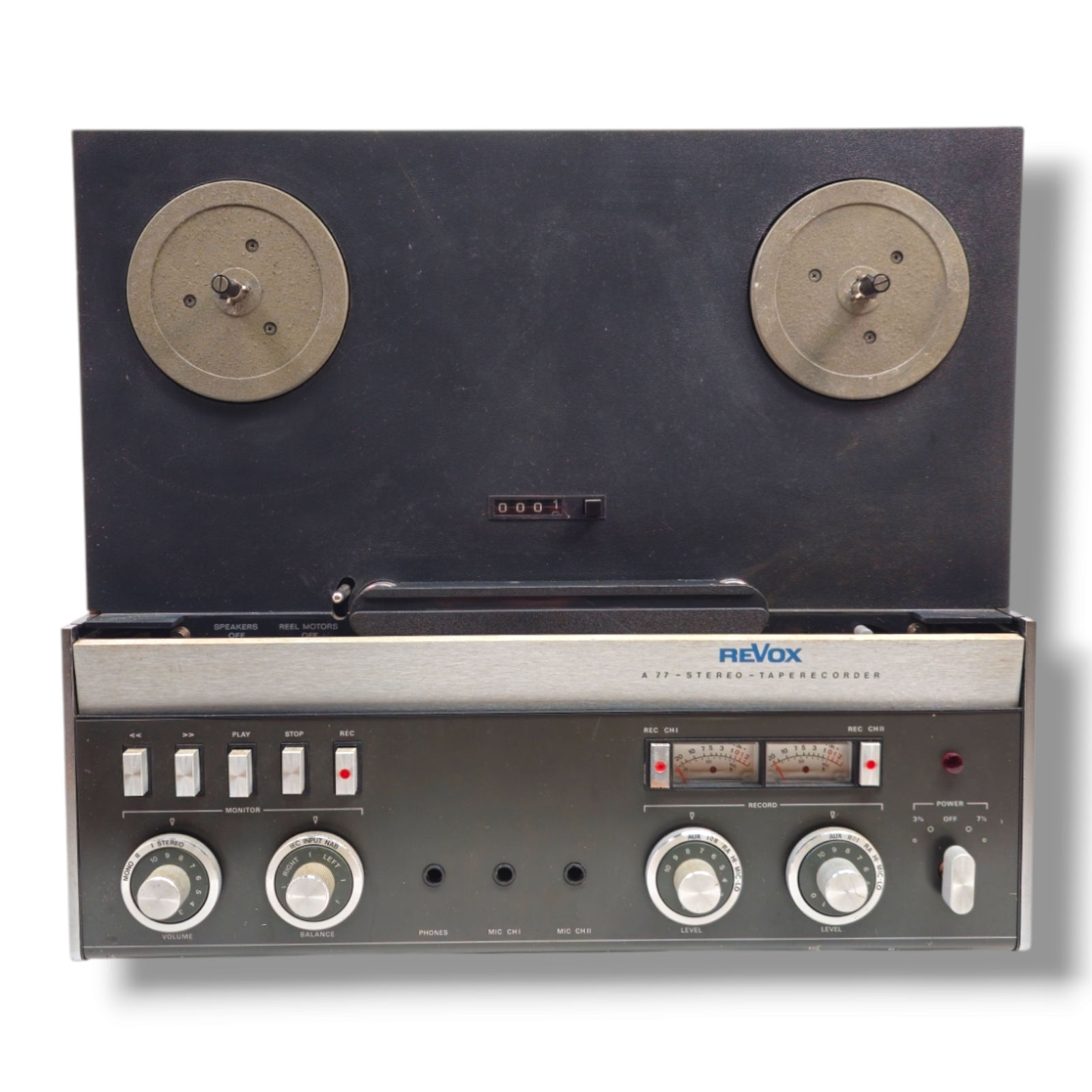 Revox A77 Mk4 1/4 track (4 Track) ¼ Inch 3.5/7.5ips Reel to Reel