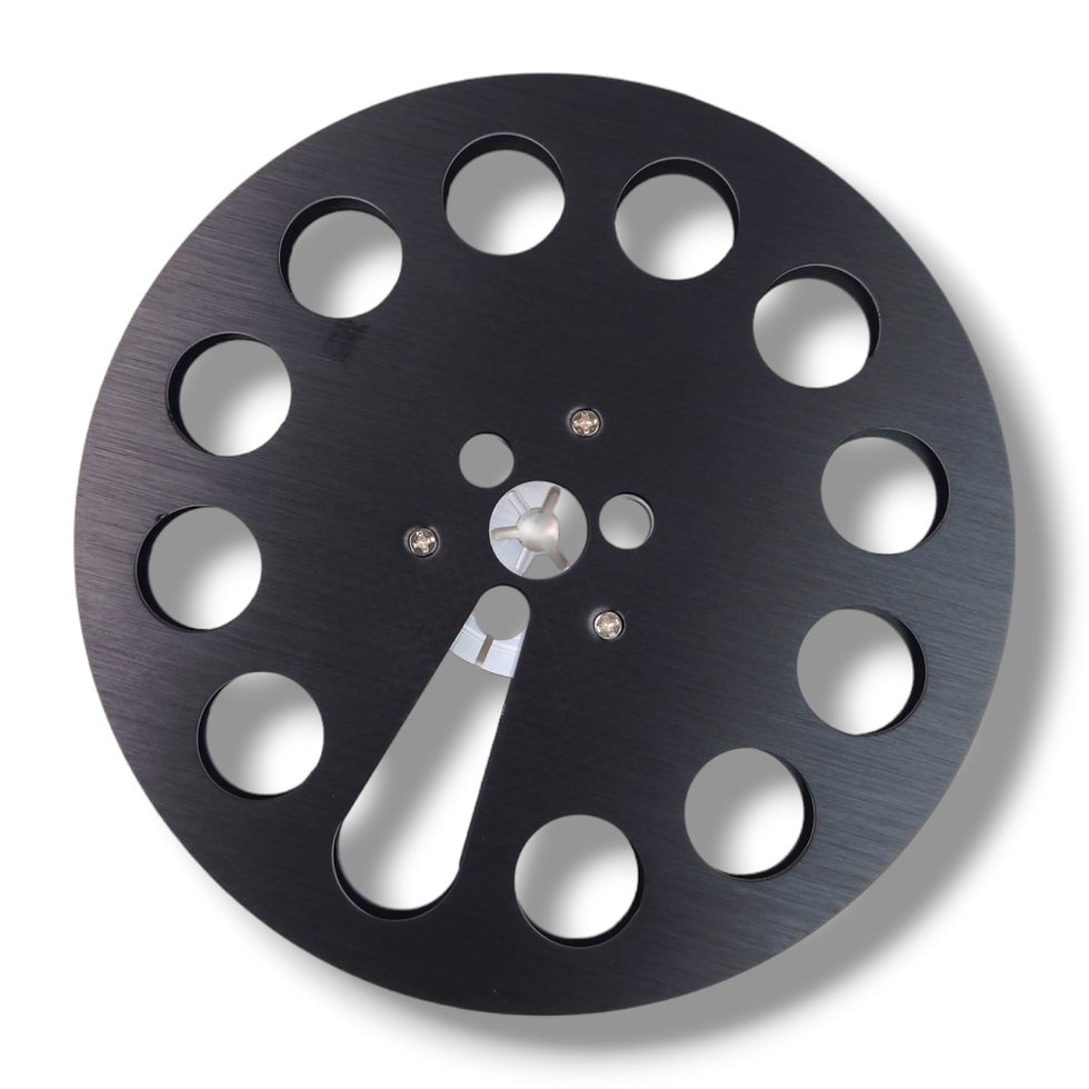 Thumbnail: 7" Premium Metal Reel to Reel Take Up/Supply Reel - ¼ Inch Tape Width