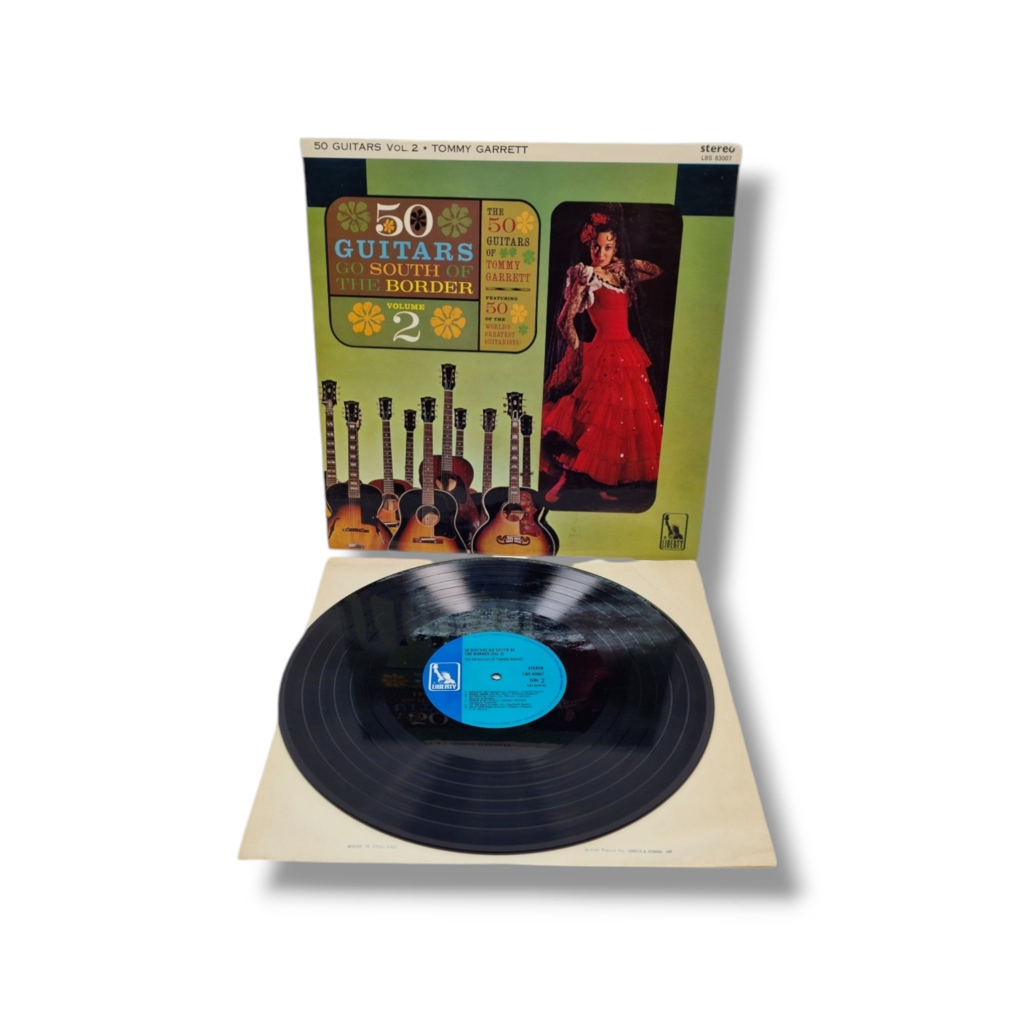 Tommy Garrett - 50 Guitars Go South of the Border Vol 2 Vinyl - LBS 83007