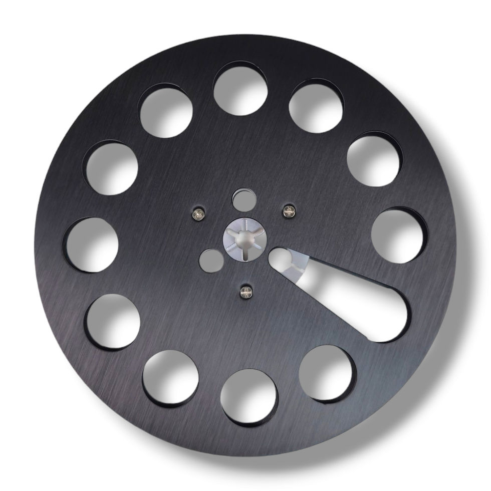 Thumbnail: 7" Premium Metal Reel to Reel Take Up/Supply Reel - ¼ Inch Tape Width