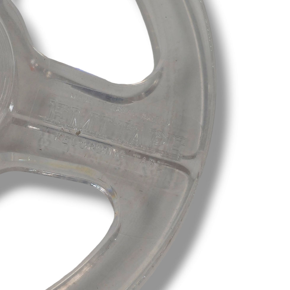 Thumbnail: 5" 'EMITAPE' Reel to Reel Plastic Spool - ¼ Inch Tape Width