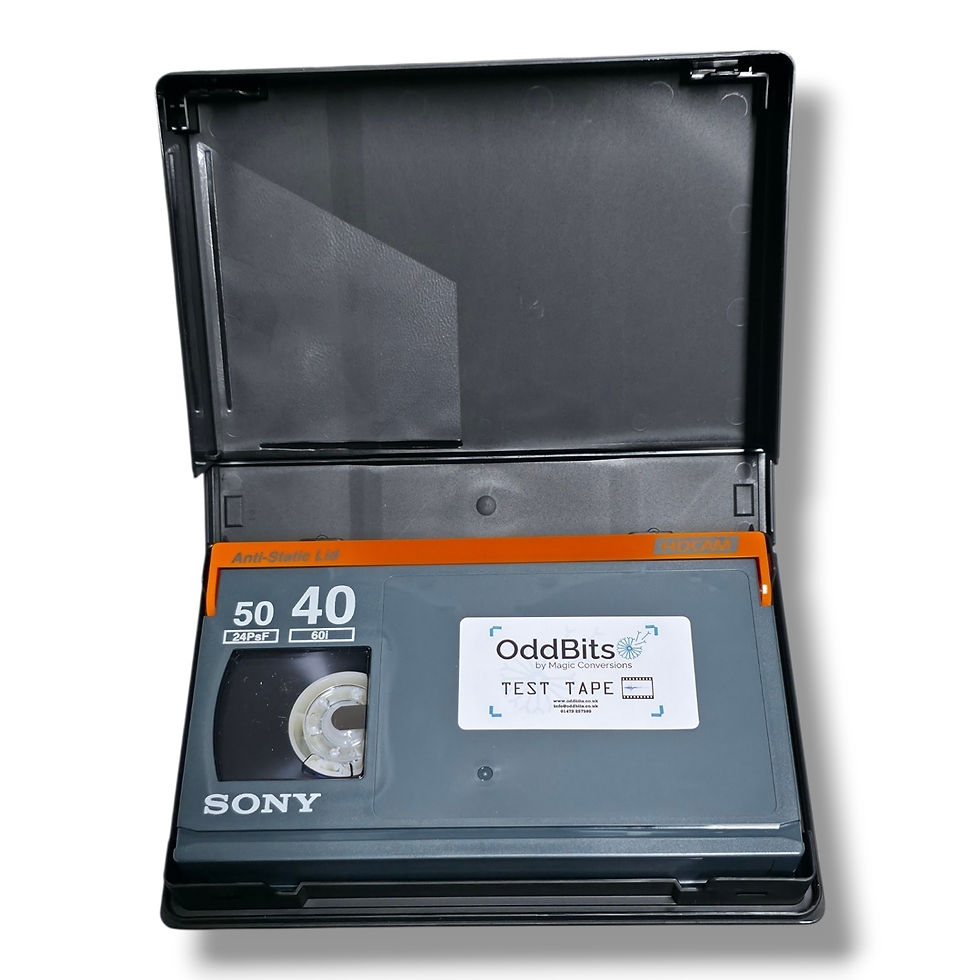 Thumbnail: OddBits Video Test Tape - HDCAM 50i PAL Stereo Sound
