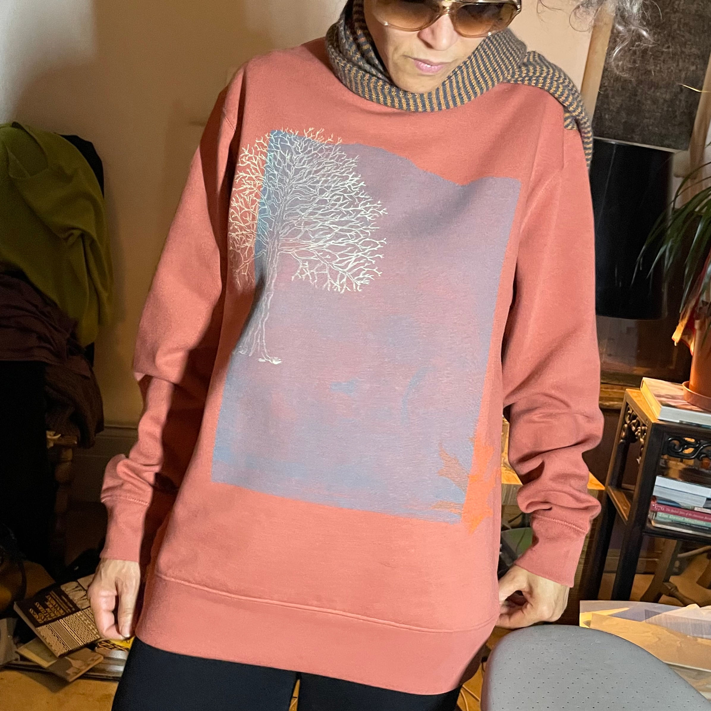 Tree/Sea Special Edition Loose Fit Organic Cotton Sweatshirt