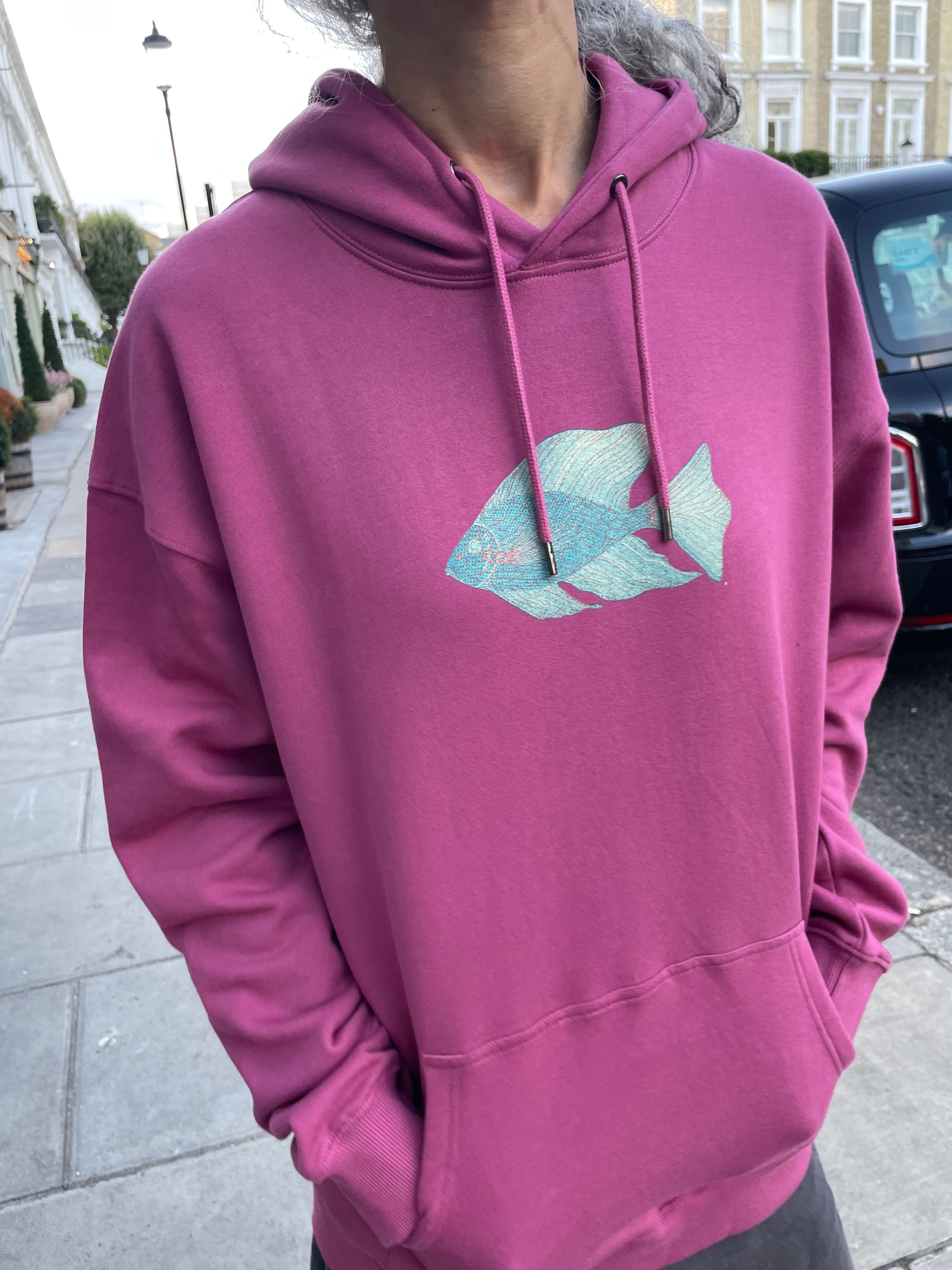 Elvis The Fish Limited Edition Loose Fit Organic Hoodie