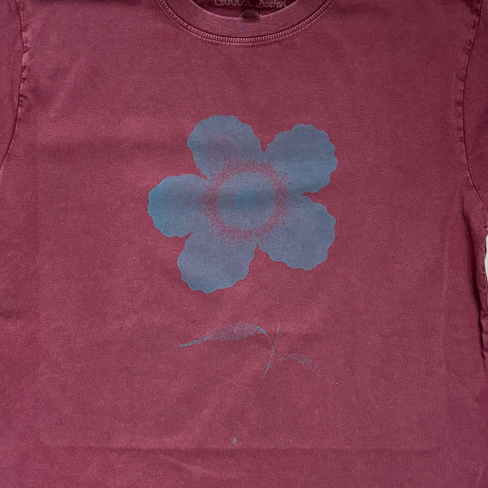 Thumbnail: Ghost Flower  Organic Cotton Unisex T-shirt 