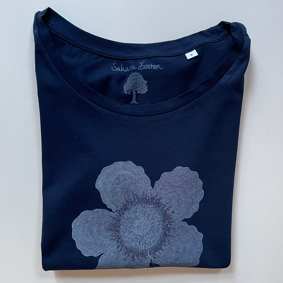 Thumbnail: Ghost Flower Organic Cotton Women's Long Sleeves