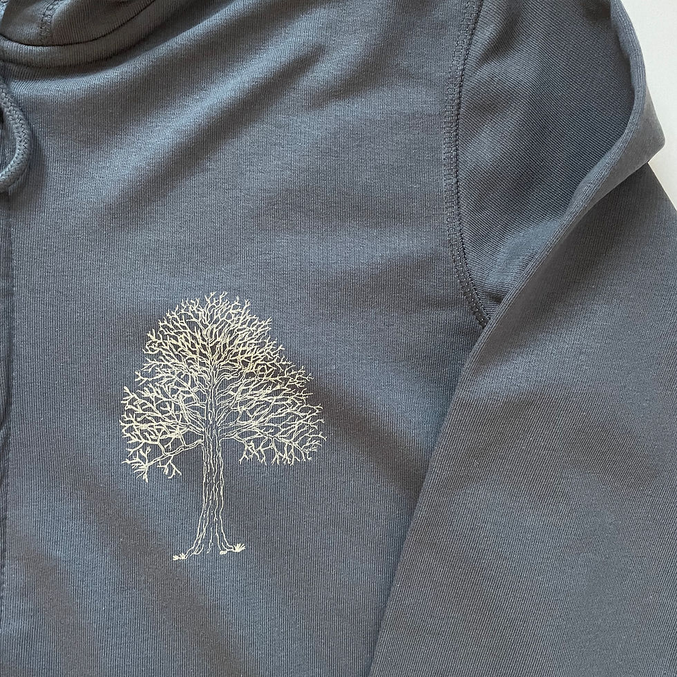 Thumbnail: Tree Organic Midweight Unisex Zip Hoodie