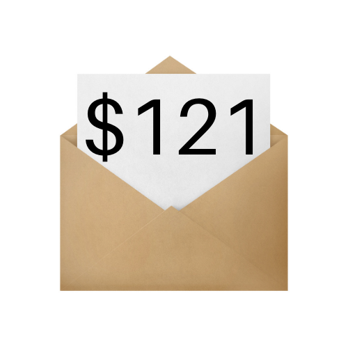 $121 Donation