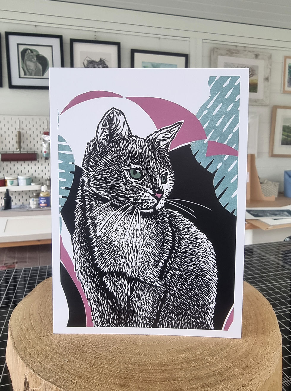 Thumbnail: A quiet moment with Luna the cat.