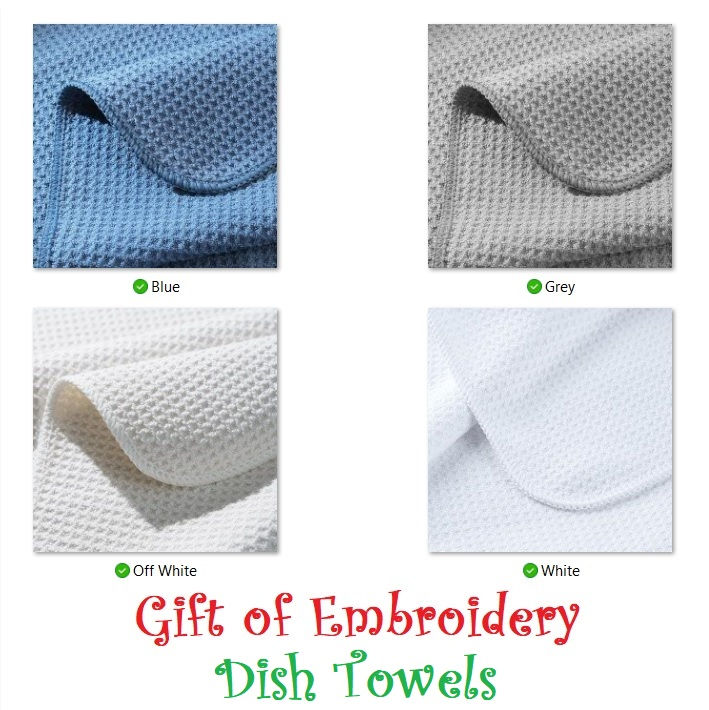 Thumbnail: Monogrammed Kitchen Towel - Seasoned with Love