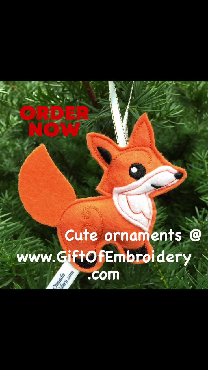 Thumbnail: Fox Holiday Ornament