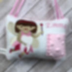 gift of embroidery tooth fairy pillow tooth collector personalized gift for kid