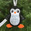 Thumbnail: gift of embroidery penguin stuffie xmas ornament
