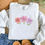 Thumbnail: Embroidered Lilies Sweatshirt