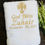 Thumbnail: gift of embroidery personalized religious baptism Christening towel