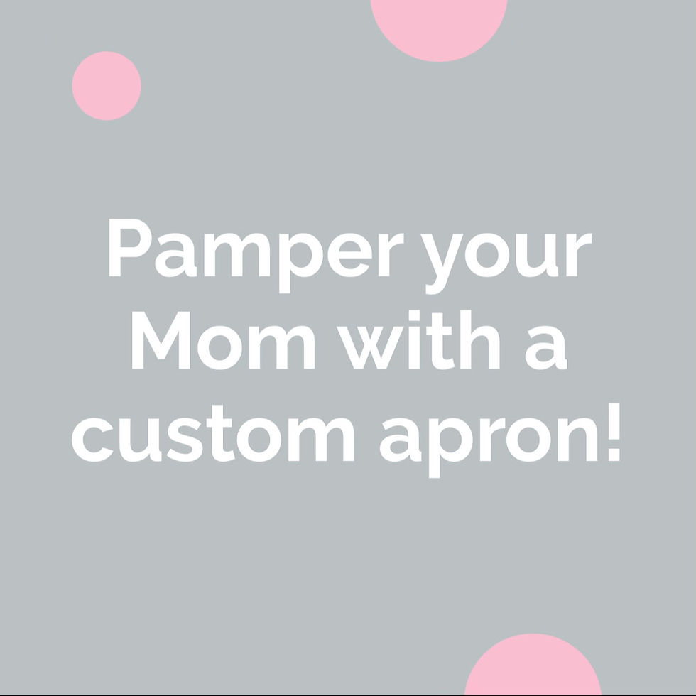 Thumbnail: custom personalized apron monogram name gift of embroidery birthday Mothers day Christmas gift