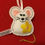 Thumbnail: gift of embroidery mouse Chinese symbol personalized ornament