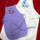 Thumbnail: gift of embroidery set of matching kids and medium size aprons personalized gift floral monogram