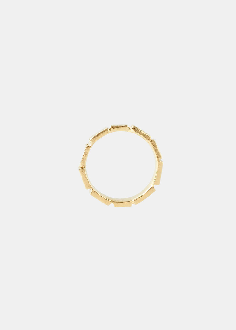Thumbnail: Canvas panel ring 'small polyptych' in 14k gold